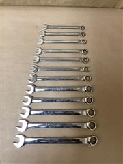 BLUE POINT BLPCWSM712B 12PC 8MM-19MM 12PT METRIC COMBINATION WRENCH SET